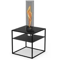Höfats FIRE FRAME Lounge-Tisch 900 transparant bijzettafel