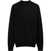 GOBI Cashmere Trui 'Men's Timeless Mock Neck Cashmere Sweater' zwart