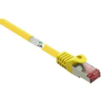 Renkforce RF-5191076 RJ45 Netwerkkabel, patchkabel CAT 6 S/FTP 10.00 m Geel Snagless, Vergulde steekcontacten, Vlambestendig 1 stuk(s)