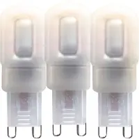 Led's Light G9 LED Lampen - 2W vervangt 24W - Warm wit licht - 3PACK - Lamp - Ledlampen