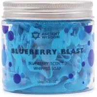 Ancient Wisdom Bosbessen Pot met Whipped Soap Bodywash