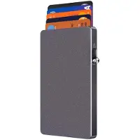 Musthavz MagSlider MagSafe Aluminum Wallet Grijs