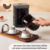 Karaca - Globe -Turkse koffiemokken set / Turkse koffiekopjesset - Porselein - voor 6 personen, 12-delig - 6 espressokopjes en 6 schoteltjes - mokka kopjes - koffieserviesset