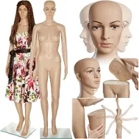 TecTake - etalagepop paspop model "dames"- demonteerbaar - 402663