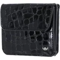 Golden Head Leren portemonnee Cayenne RFID Protect Überschlagbörse 1174 Schwarz zwart