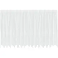 vidaXL Lacegordijn Wit 180 x 400 cm Polyester