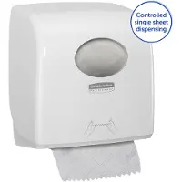 Kimberly-clark Aquarius rolhanddoekdispenser Slimroll 7955, voor drukbezochte ruimtes, wit