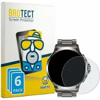 BROTECT - Screenprotector voor Fosmet Smartwatch 1.92" - Folie Beschermfolie matte 6 Stuks