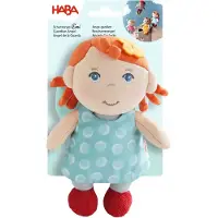 Haba knuffelpop beschermengel Emi 15 cm - zachte pop voor baby's.