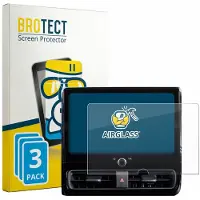 BROTECT Screenprotector 3 Stuks voor Toyota Yaris Cross 2024 Smart Connect 10.5" Beschermglas transparant