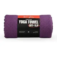 Matchu Sports Yoga handdoek Royal purple - Royal purple - 183 cm - 61 cm - 1 cm - 80% polyester en 20% polyamide