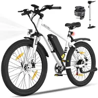 Hitway Elektrische Fiets BK15 Pro - 27.5 Inch City Commuter EBike met Afneembare 36V 13Ah Lithium Batterij - Mountain E-Bike met 250W Motor - 7 Versnellingen - IP54 Waterdicht - Elektrische Fietsen