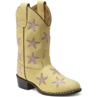Bootstock Meisjes Laarzen Starfish Cream/pink - Beige - Maat 29