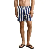 Gant Zwembroek Men Block Striped Swim Shorts Rich Navy-XXL