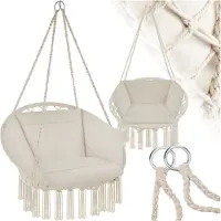 TecTake - Hangstoel Grazia - beige - 403205