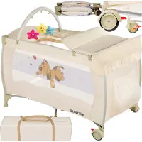 TecTake Campingbed tectake - Beige