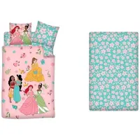 Aymax Disney Prinsessen dekbedovertrek 140 x 200 cm + 90 x 200 cm + 25 cm, katoen