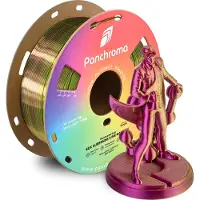 Polymaker CA03022 Panchroma Dual Silk Filament PLA kunststof Meerkleurig, Zijdeglans 1.75 mm 1000 g Aubergine, Lime, Magenta 1 stuk(s)