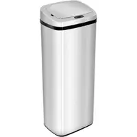 MODFU - Afvalemmer Met Sensor - Automatische En Handmatige Bediening - Modern - Voor De Keuken - Roestvrij Staal - Zilver - 67 L