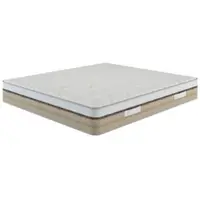 Talamo Italia Cutler - Tweepersoonsmatras, 200x180x25h cm Wit, Hardheid 8/10 Italy