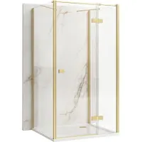 REA Atlas 80X80 Right - Douchecabine - Gouden Schotse - 80X80X200Cm
