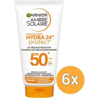 Garnier 6x Mini Ambre Solaire Hydra 24 Zonnemelk SPF 50+ (50 ml)