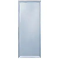 Vente-unique Spiegel DARCY - Eucalyptushout - 50 x 170 cm - Kleur: zilver