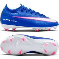 Nike Zoom Mercurial Vapor 16 Pro Gras Voetbalschoenen (FG) Kids Blauw Wit Felroze