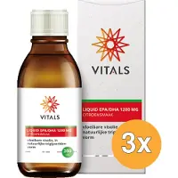 Vitals 3x Liquid EPA/DHA 1200 mg (200 ml)