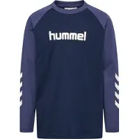 Hummel Shirt - hmlJR Logo - Dress Blues/Blue Indigo - - 7-8 jaar (122-128) - Shirts