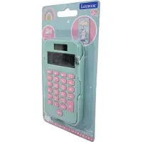 Lexibook Unicorn 8 Digits Pocket rekenmachine met bescherming hoes