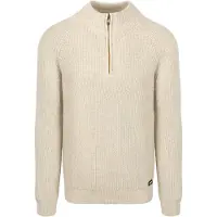 New zealand auckland NZA Half Zip Trui Drake Warm Beige