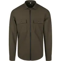 Suitable Jacket Shirt Donkergroen