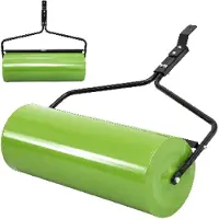 Baumarktplus TRUTZHOLM Gazonroller Zitmaaier ATV 95L - 97cm Breed Groen - Heavy Duty Tuinroller Veldroller Sleepwals Gazonwals Metaal