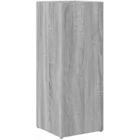 vidaXL Opslaghaak & Rek Grijs Sonoma 25 x 24,5 x 64 cm Bewerkt hout
