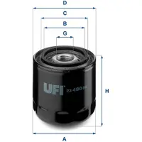 Ufi 23.480.00 Oliefilter