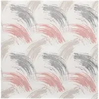 Papstar 5x 50 Servetten ROYAL Collection 1/4 vouw 40 cm x 40 cm roestbruin Brushstroke