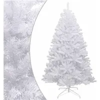 vidaXL Kunstkerstboom met scharnieren en sneeuw 180 cm