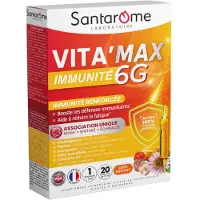 Santarome Vita'Max Immunité 6G 20 Ampullen