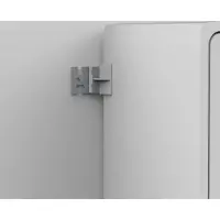 Nvent hoffman Uniplast comp. voor opstell./koppeling kast/less., staal, natuurkleur, uitvoering
