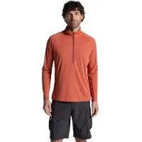Craghoppers Nosilife Solarshield+ Half Zip T-shirt Met Lange Mouwen