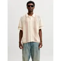 Jack & Jones Gebreid vest beige / wolwit