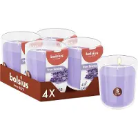 Bolsius - True Scents - 4 Geurkaarsen - Lavendel - Paars - Voordeelverpakking - Geur Kaars
