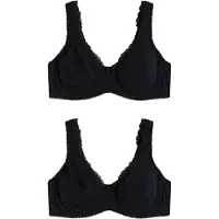 Bonprix Minimizer T-shirt bh met beugels van biologisch katoen (set van 2) 120