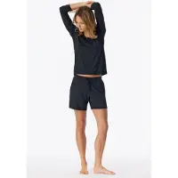 Schiesser Pyjamabroek ' Mix Relax ' zwart