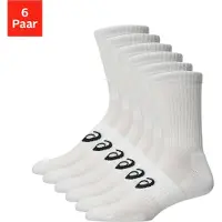 Asics Crew Socks 6 Pairs Wit EU 35-38