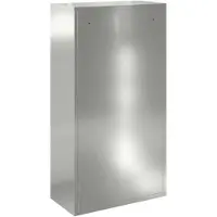 vidaXL Pakket Inwerpkoker Zilver 44 x 22 x 82 cm Gegevens staal