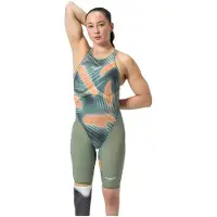 Speedo Fastskin Lzr Pure Valor 2.0 Kneeskin Closed Back Competition Swimsuit Groen UK 22 Vrouw