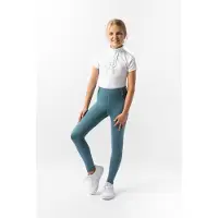 HORZE DEA Kinder paardrijleggings, blauw, 122/128