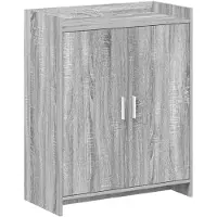 vidaXL Schoenenkast Grijs Sonoma 73,5 x 36 x 92 cm Bewerkt hout